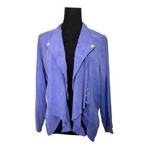 Joseph Ribkoff Open Front Blazer Purple